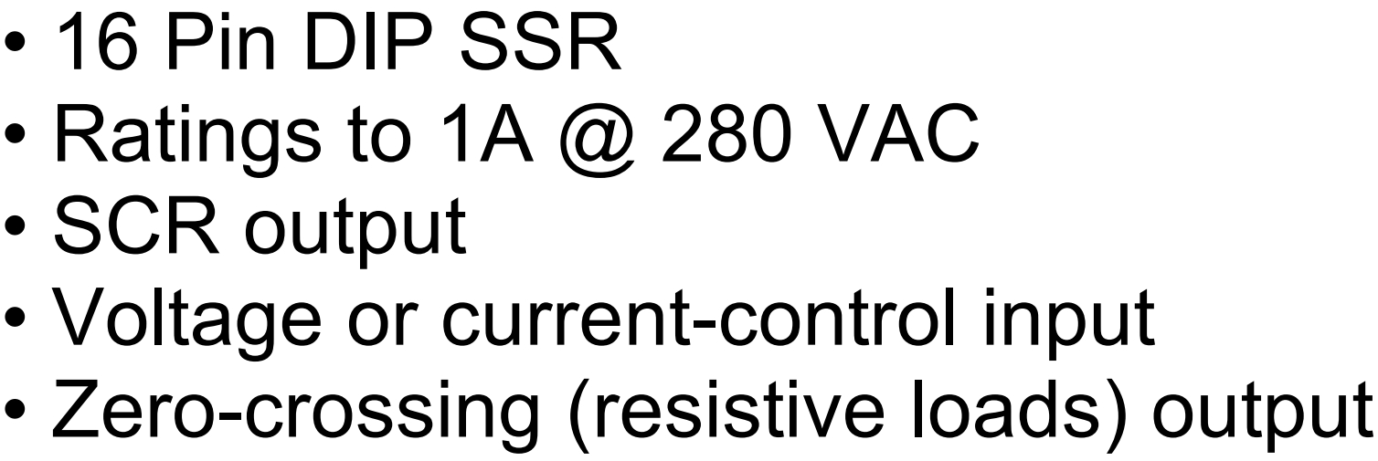 ממסרים מצב מוצק למעגל מודפס CRYDON SSR DPA